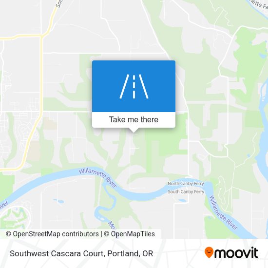 Southwest Cascara Court map