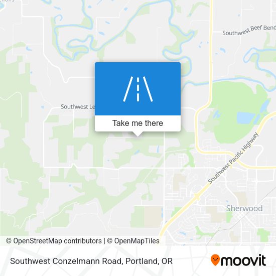 Southwest Conzelmann Road map