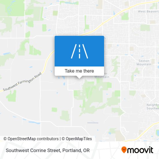 Southwest Corrine Street map