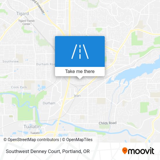Southwest Denney Court map