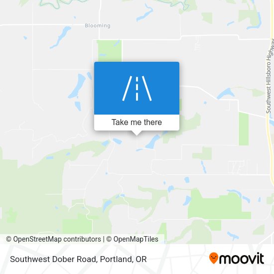 Southwest Dober Road map