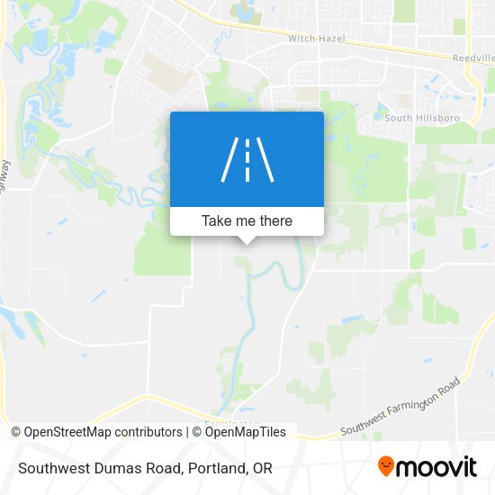 Southwest Dumas Road map
