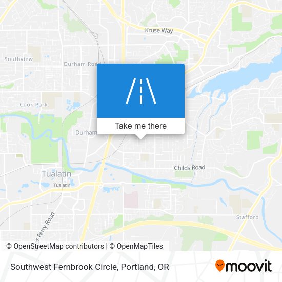 Southwest Fernbrook Circle map