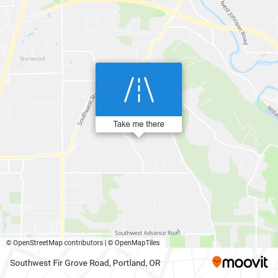 Mapa de Southwest Fir Grove Road