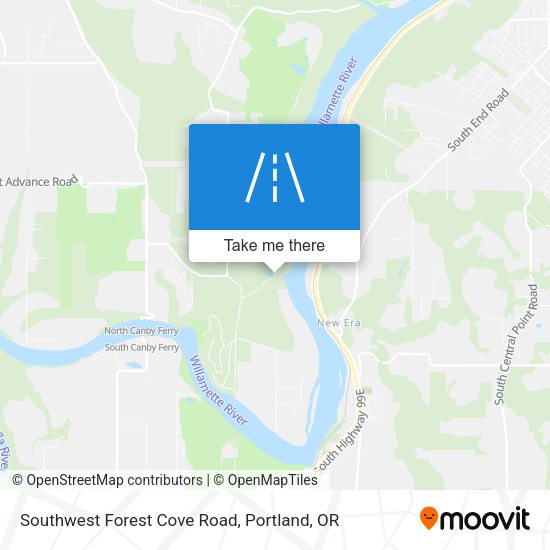 Southwest Forest Cove Road map