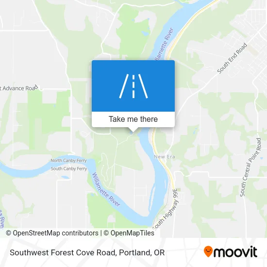 Southwest Forest Cove Road map