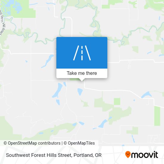 Southwest Forest Hills Street map