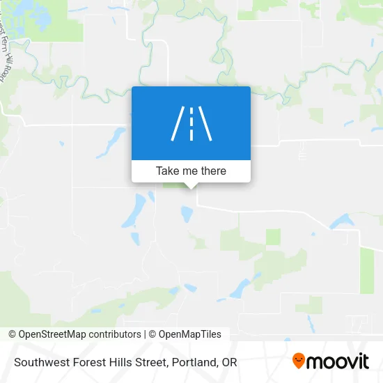Southwest Forest Hills Street map