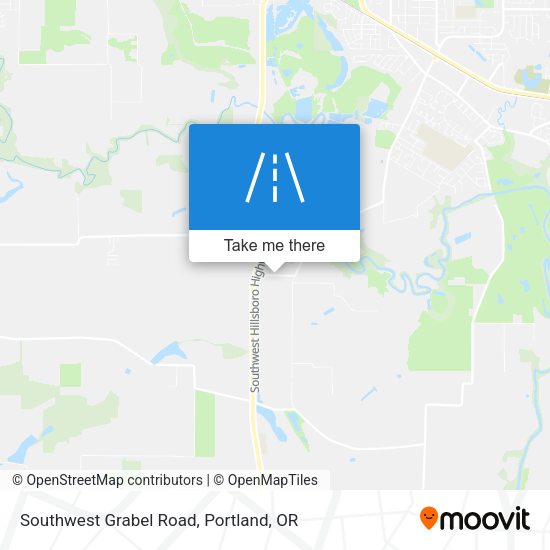Southwest Grabel Road map