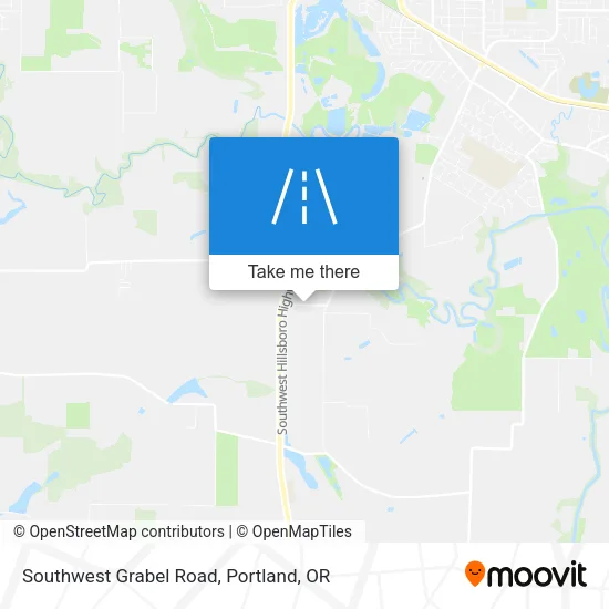 Southwest Grabel Road map