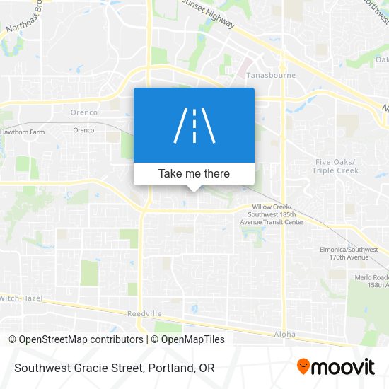 Southwest Gracie Street map