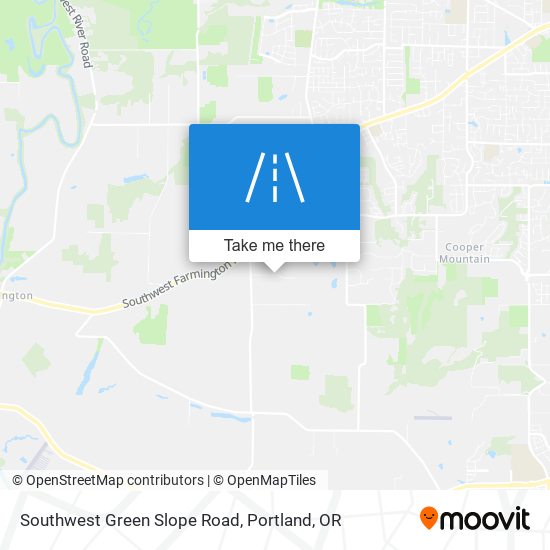 Southwest Green Slope Road map