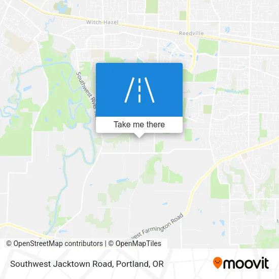 Southwest Jacktown Road map