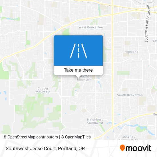 Mapa de Southwest Jesse Court