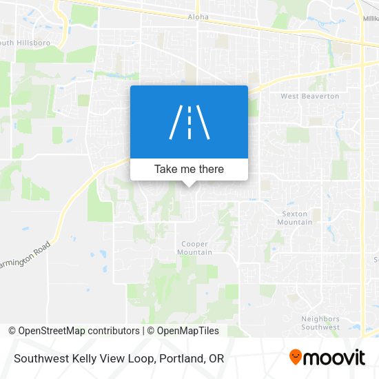 Southwest Kelly View Loop map