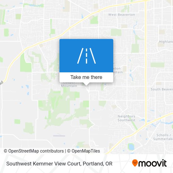 Southwest Kemmer View Court map