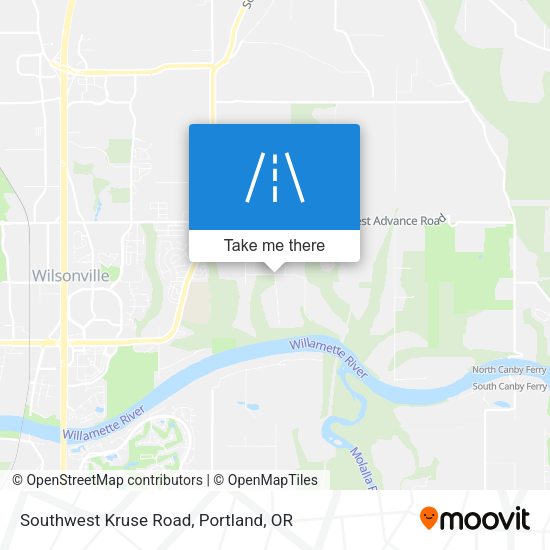 Mapa de Southwest Kruse Road