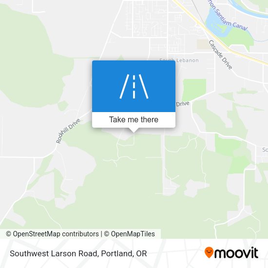 Mapa de Southwest Larson Road