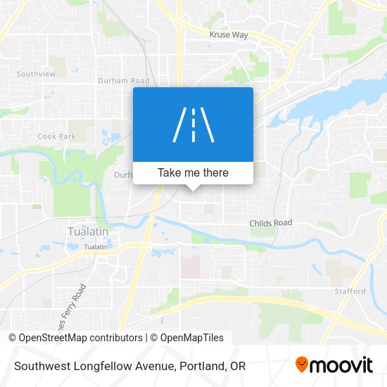 Southwest Longfellow Avenue map