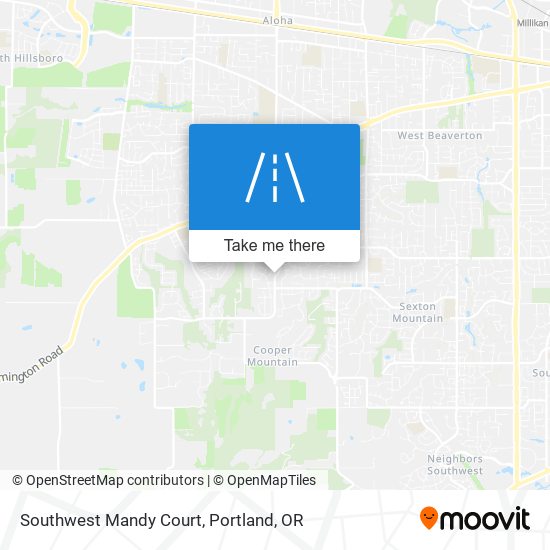 Southwest Mandy Court map