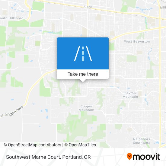 Southwest Marne Court map