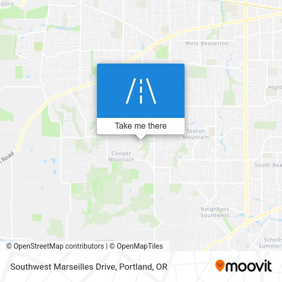 Southwest Marseilles Drive map