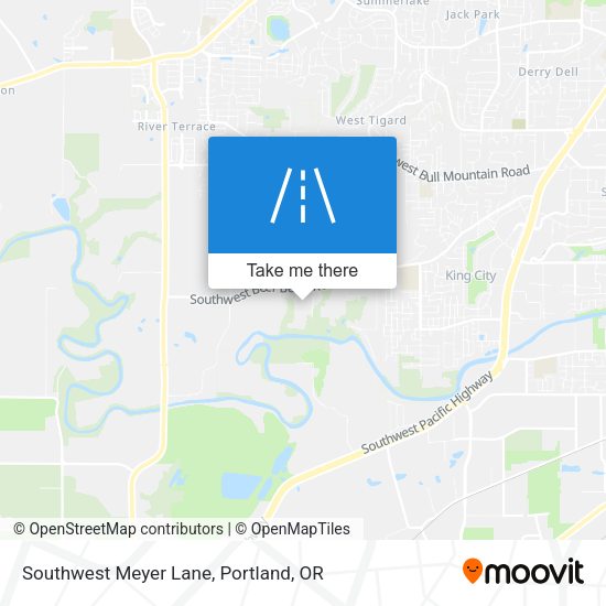 Southwest Meyer Lane map