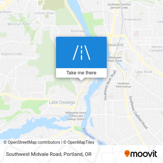 Mapa de Southwest Midvale Road