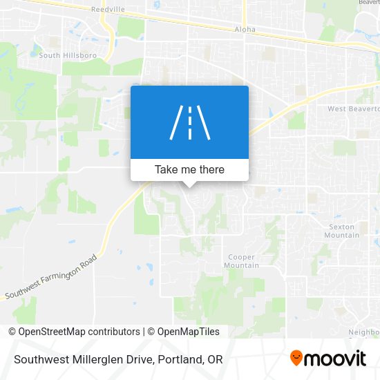 Southwest Millerglen Drive map