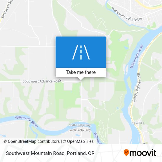 Mapa de Southwest Mountain Road