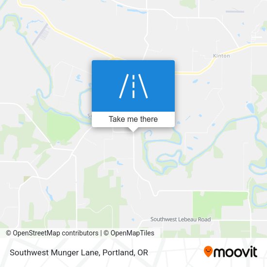 Mapa de Southwest Munger Lane