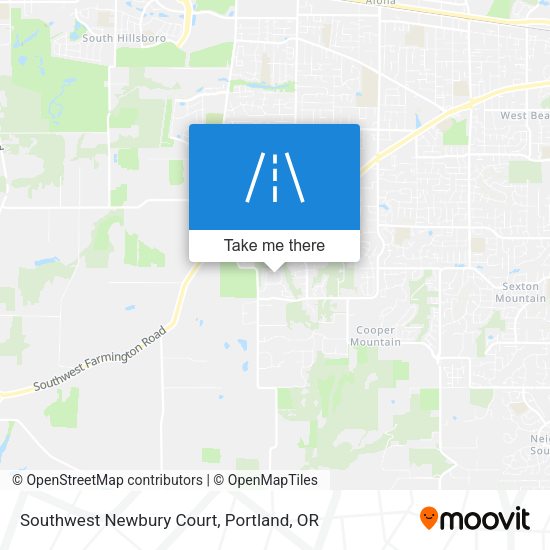 Southwest Newbury Court map