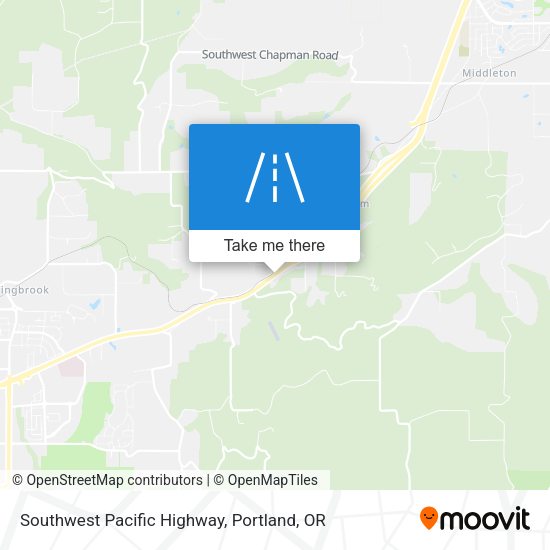 Southwest Pacific Highway map