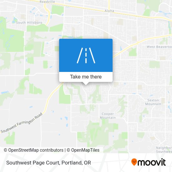 Mapa de Southwest Page Court