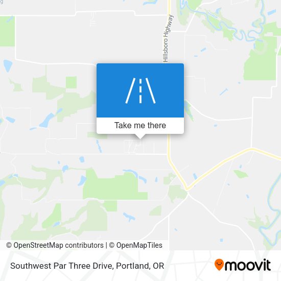 Southwest Par Three Drive map