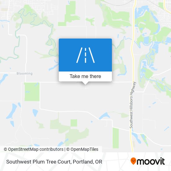 Southwest Plum Tree Court map