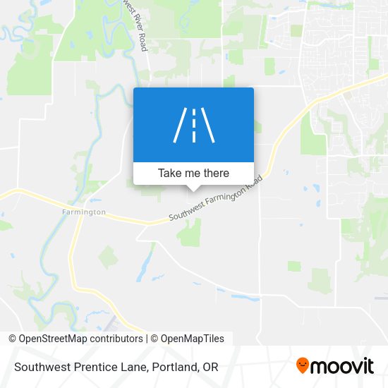 Southwest Prentice Lane map