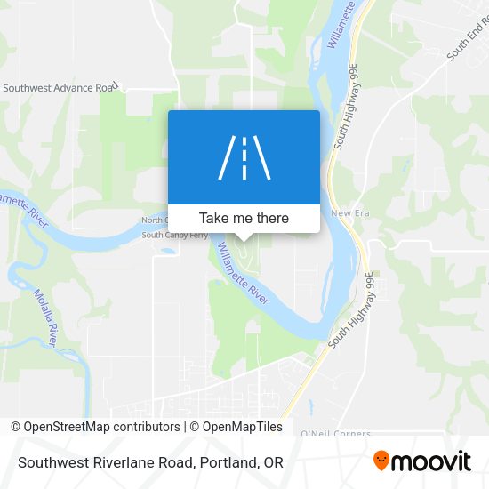 Mapa de Southwest Riverlane Road