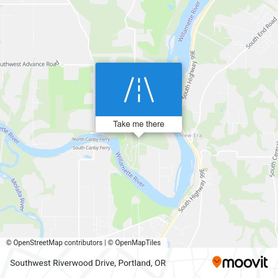 Southwest Riverwood Drive map