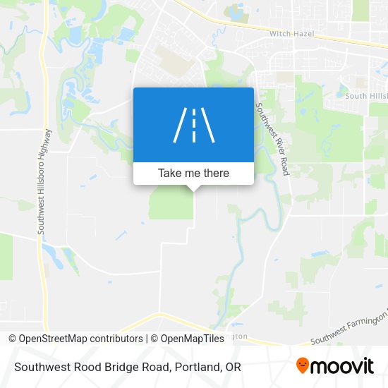 Mapa de Southwest Rood Bridge Road