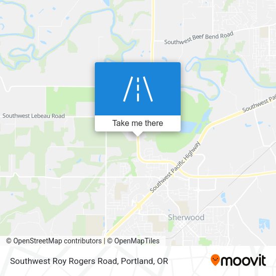 Southwest Roy Rogers Road map