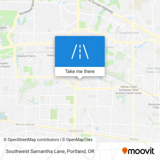 Mapa de Southwest Samantha Lane