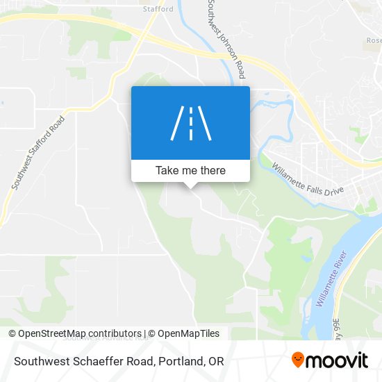Mapa de Southwest Schaeffer Road