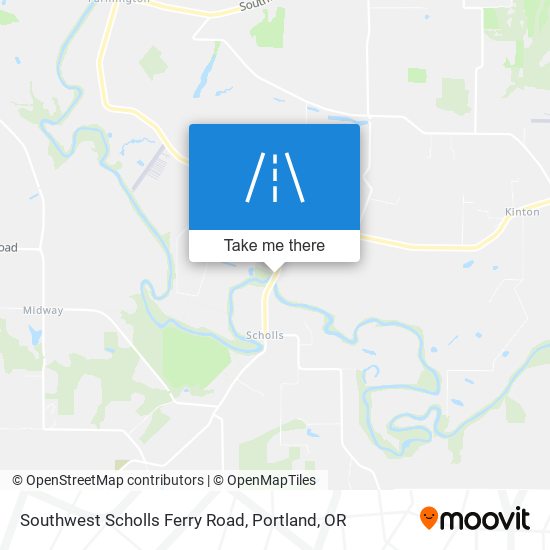 Mapa de Southwest Scholls Ferry Road