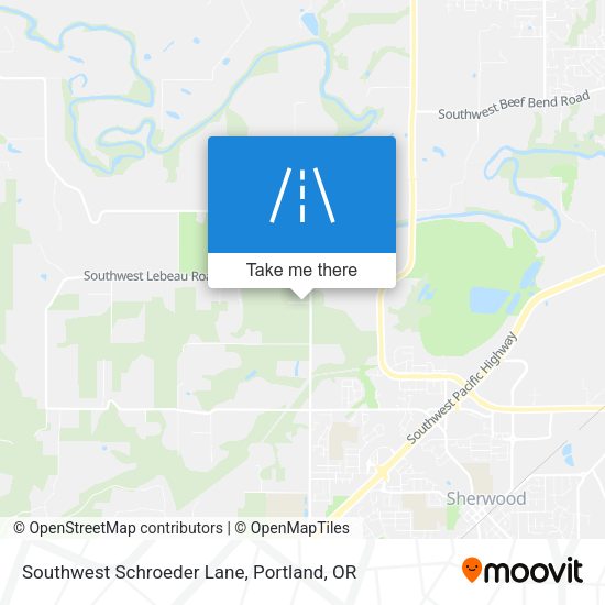 Mapa de Southwest Schroeder Lane
