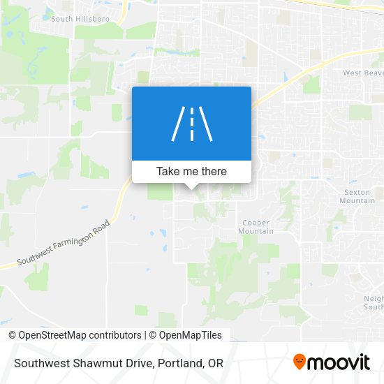 Mapa de Southwest Shawmut Drive