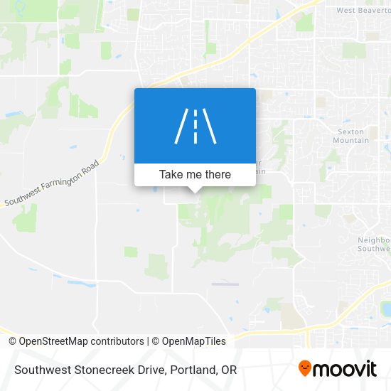 Southwest Stonecreek Drive map