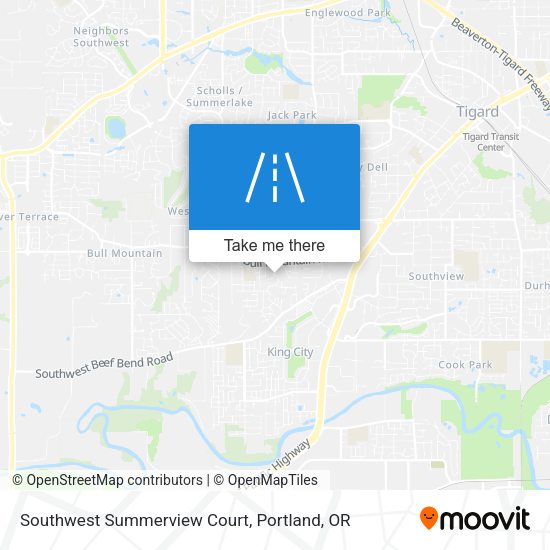 Southwest Summerview Court map