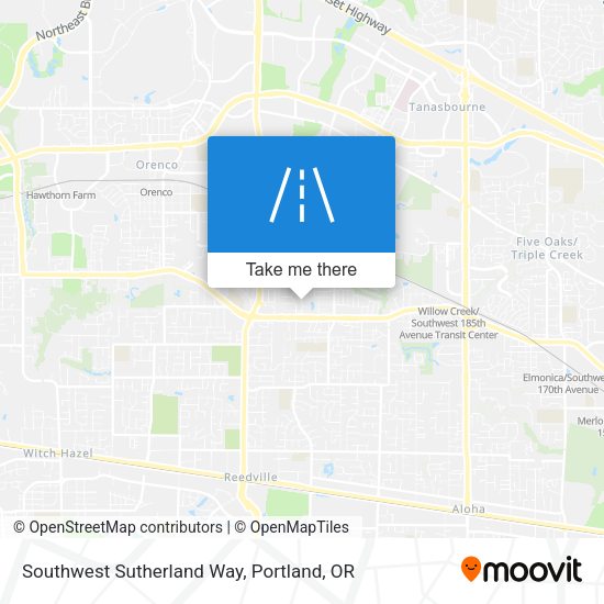Mapa de Southwest Sutherland Way
