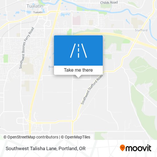 Southwest Talisha Lane map